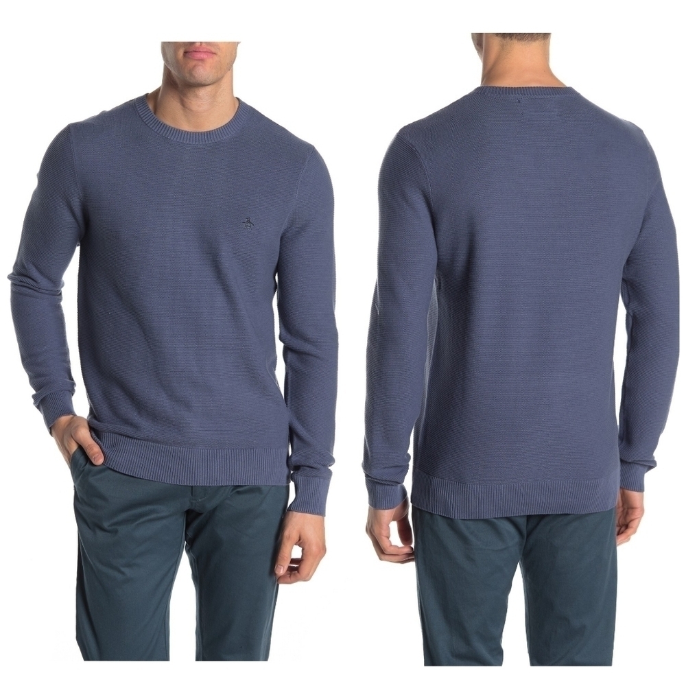 💜 Original Penguin | NWOT Ribbed Crew Neck Sweater